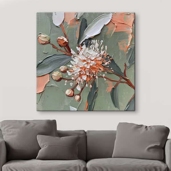 Painting of a flower Painting of a flower