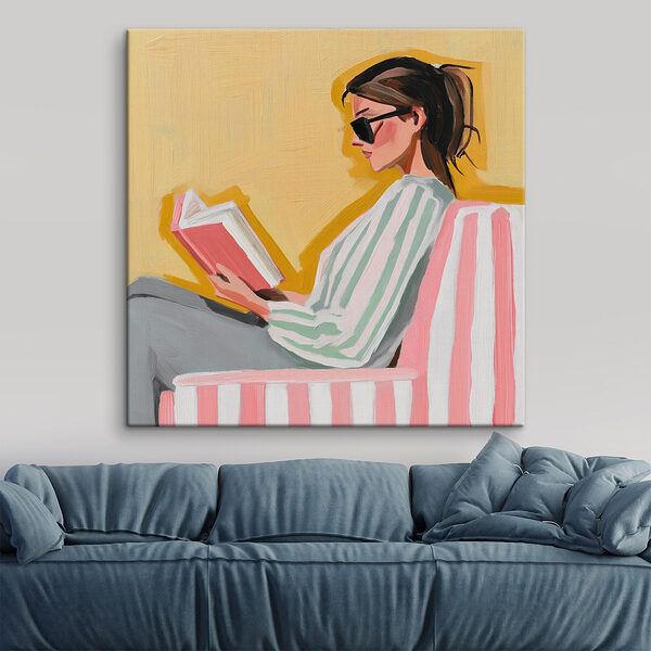 Quadri Donna che legge un libro (COD: s41162) Quadri Quadri Donna che legge un libro (COD: s41162)