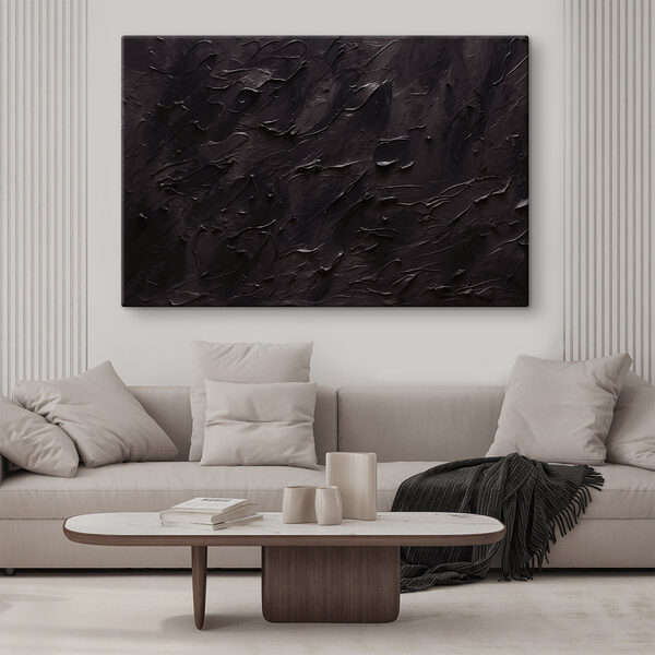 Black textured surface Black textured surface
