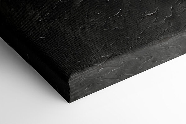 Black textured surface Black textured surface
