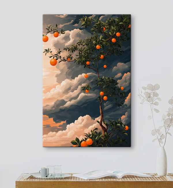 Tree with oranges on it Tree with oranges on it