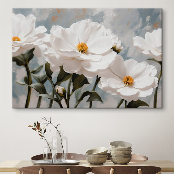 Quadri Mazzo di fiori bianchi (COD: s41040) Quadri Quadri Mazzo di fiori bianchi (COD: s41040)