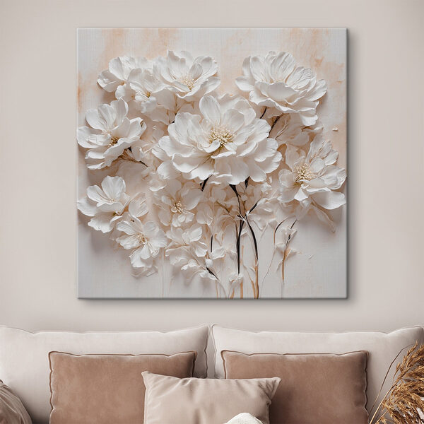 Quadri Mazzo di fiori bianchi