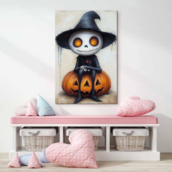 Quadri Personaggio dei cartoni animati seduto su una zucca (COD: s41126) Quadri Quadri Personaggio dei cartoni animati seduto su una zucca (COD: s41126)
