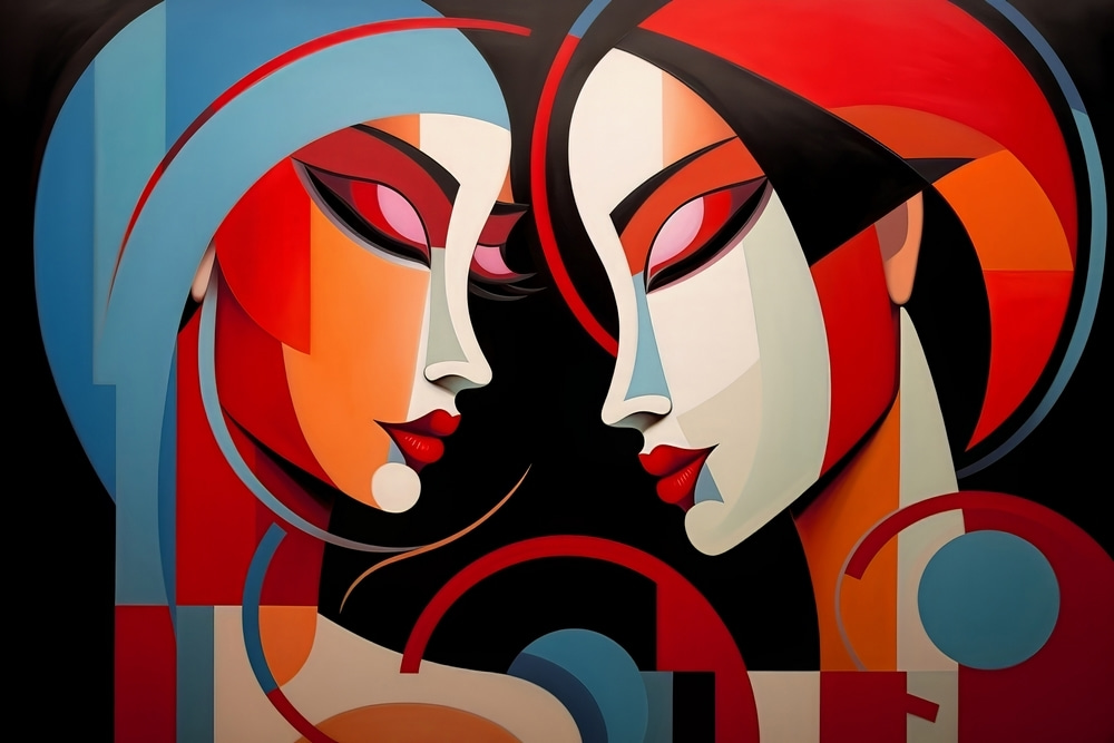 Painting of two women