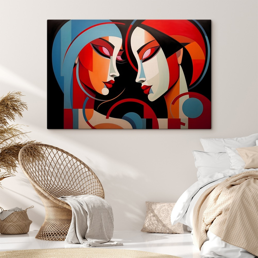 Painting of two women