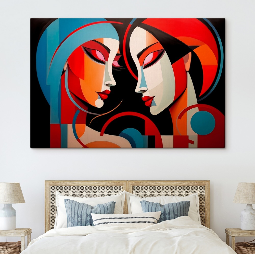 Painting of two women