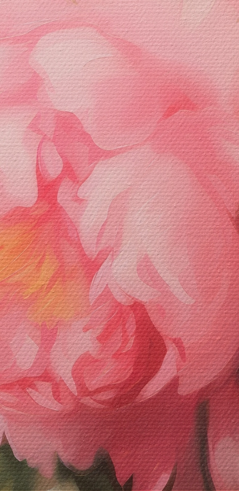Vase of pink flowers Vase of pink flowers