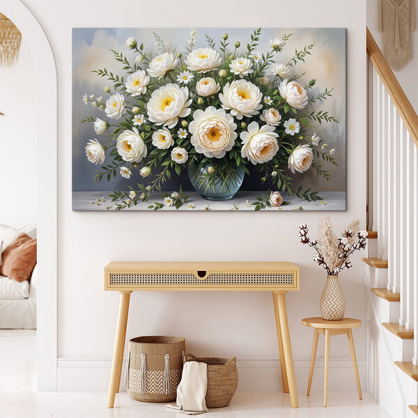 Quadri Quadri Vaso di fiori bianchi (COD: s41101)