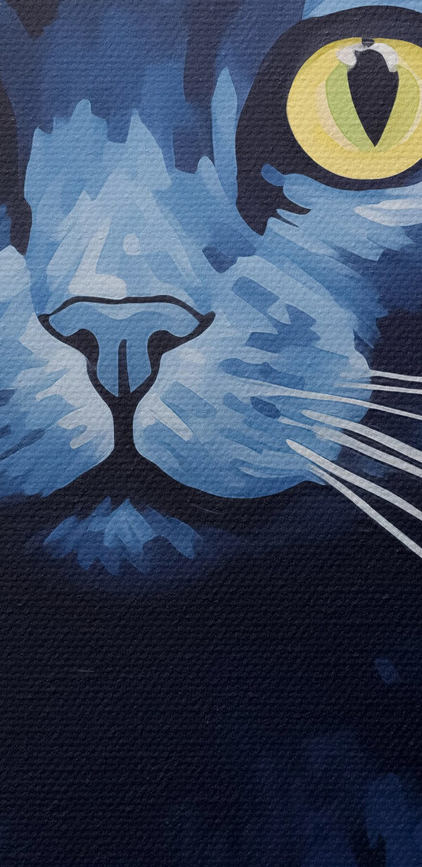 Painting of a cat