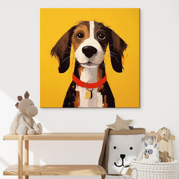 Painting of a dog