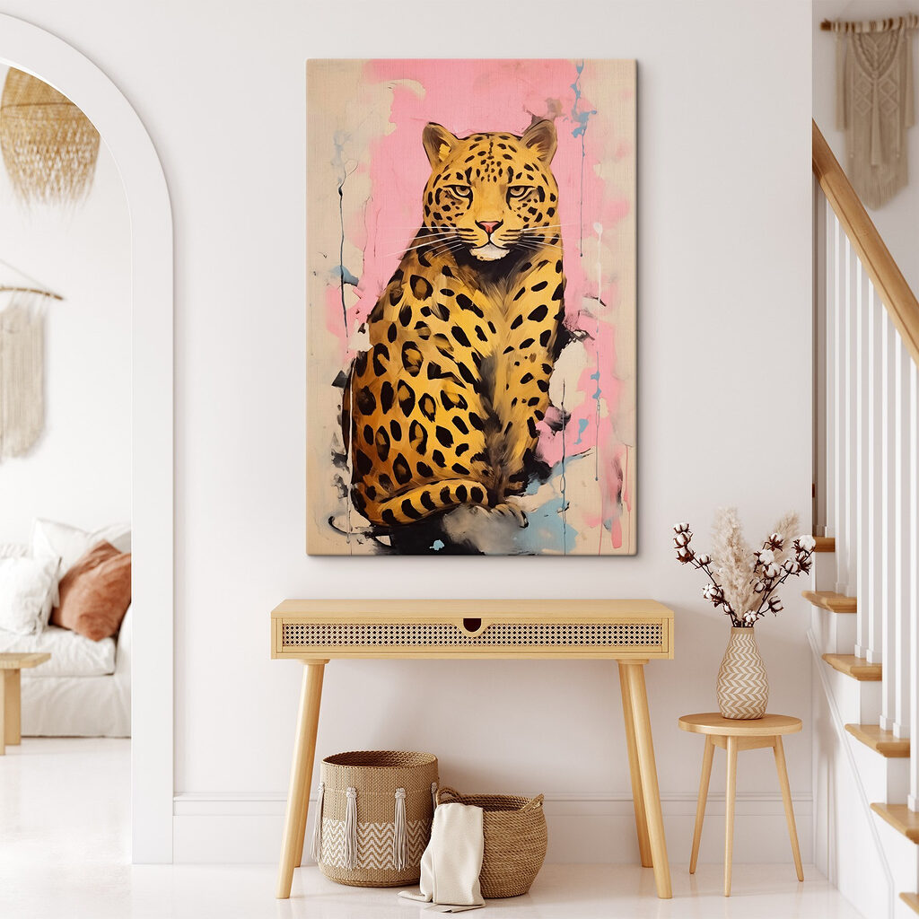 Painting of a cheetah Painting of a cheetah