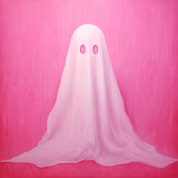 White sheet with two faces White sheet with two faces