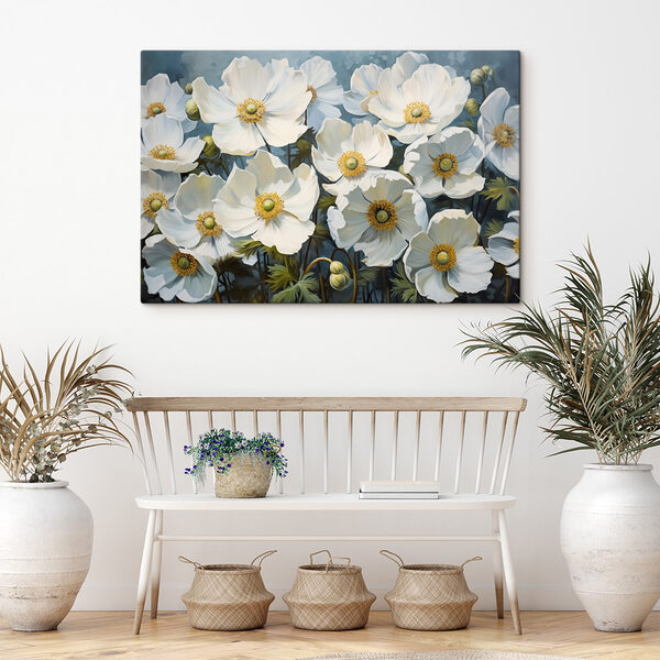 Quadri Mazzo di fiori bianchi (COD: s41244) Quadri Quadri Mazzo di fiori bianchi (COD: s41244)