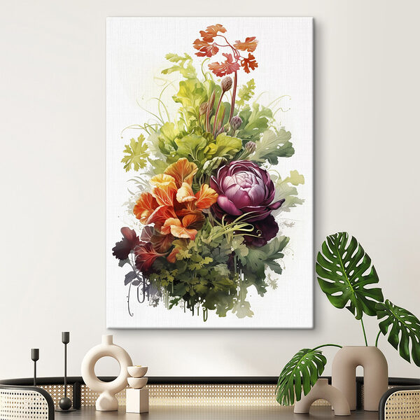 Quadri Quadri Mazzo di fiori e foglie (COD: s41173)