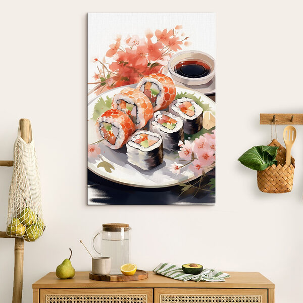 Quadri Quadri Piatto di sushi e salsa (COD: s41179)