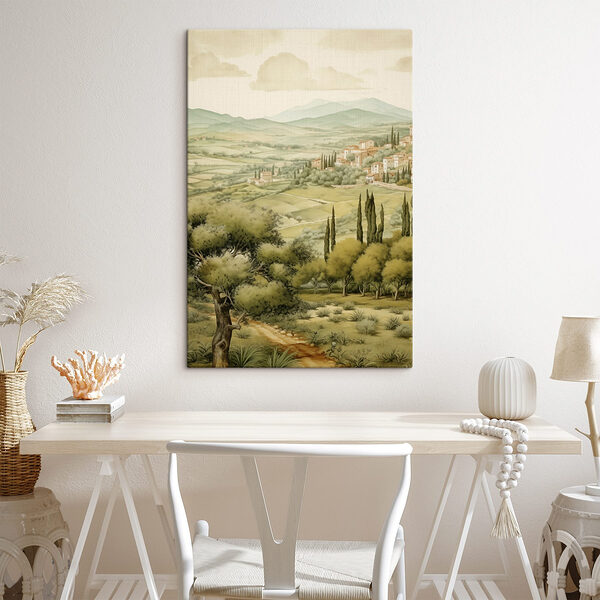 Quadri Paesaggio con alberi ed edifici (COD: s41220) Quadri Quadri Paesaggio con alberi ed edifici (COD: s41220)