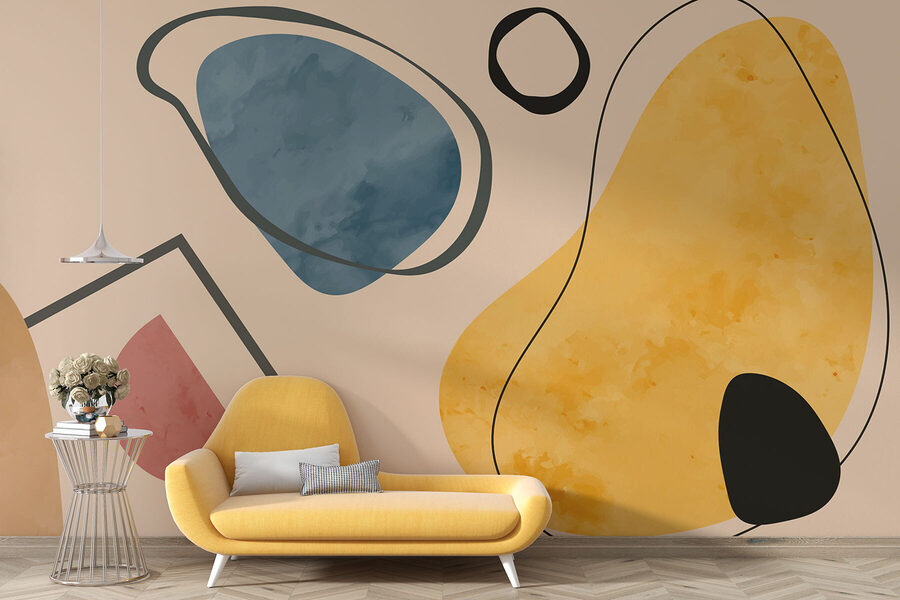 Forme e linee colorate