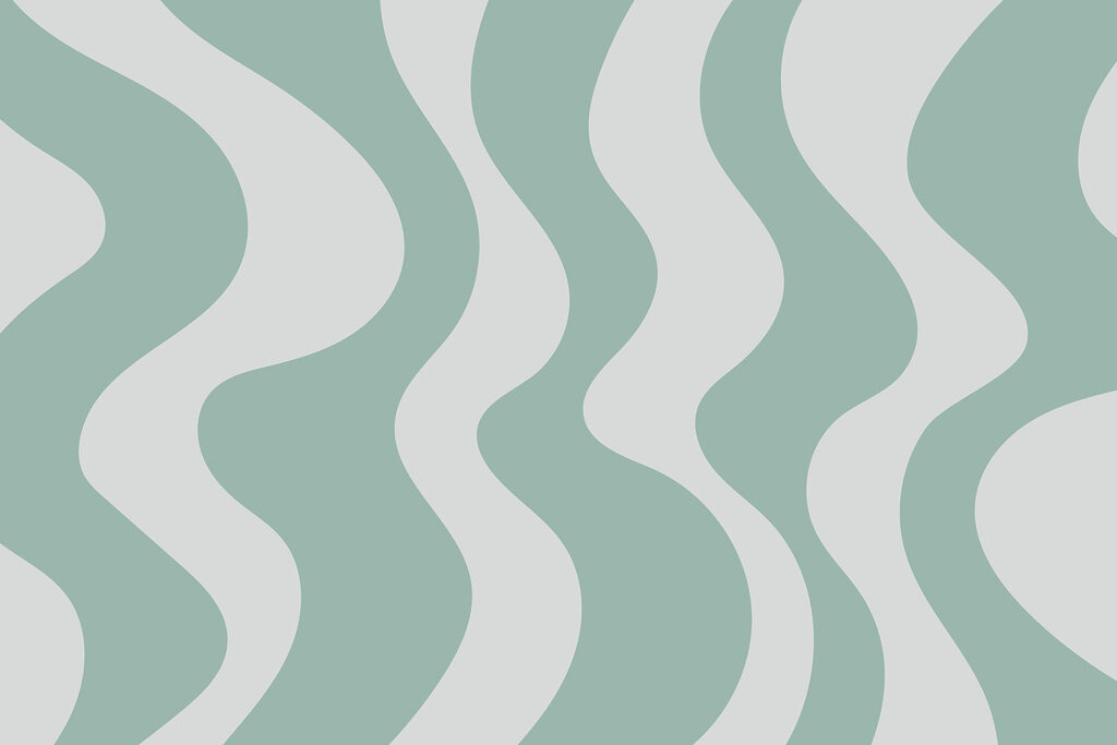 Linee ondulate verdi e bianche Linee ondulate verdi e bianche
