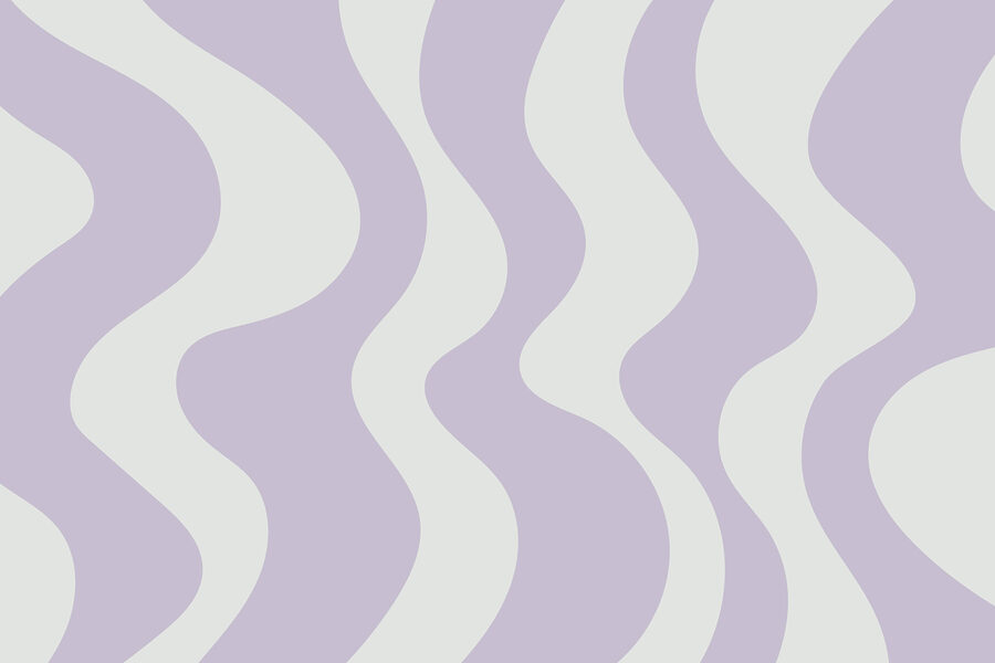 Linee ondulate bianche e viola