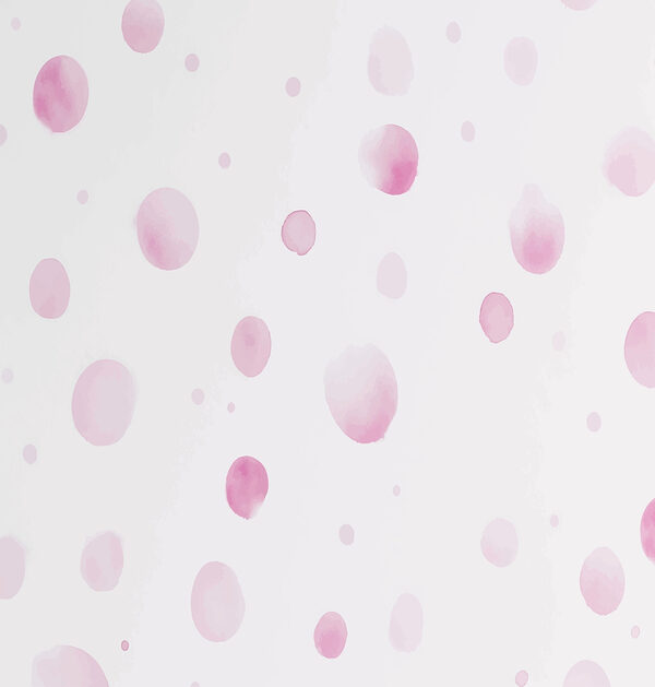 Carta da parati a pois bianchi e rosa Carta da parati a pois bianchi e rosa