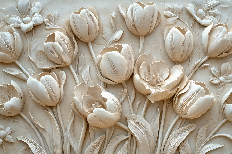Gruppo di fiori bianchi