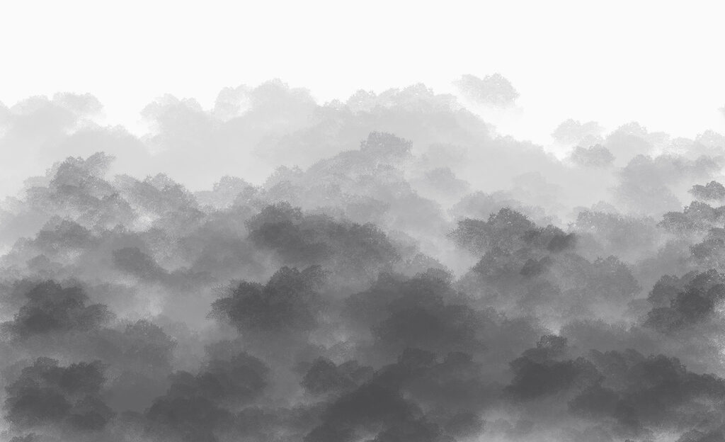 Immagine in bianco e nero di nuvole Immagine in bianco e nero di nuvole