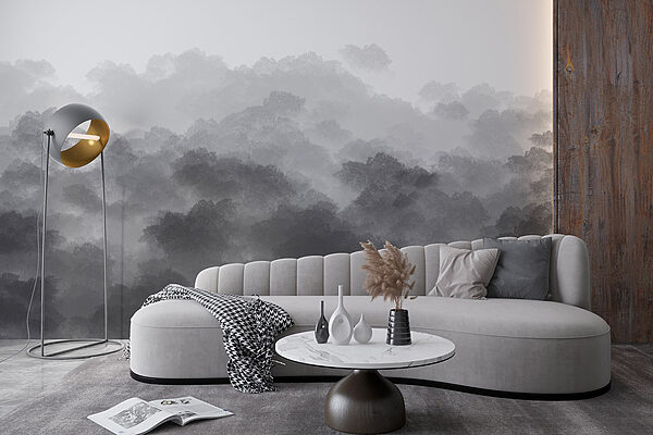 Immagine in bianco e nero di nuvole Immagine in bianco e nero di nuvole