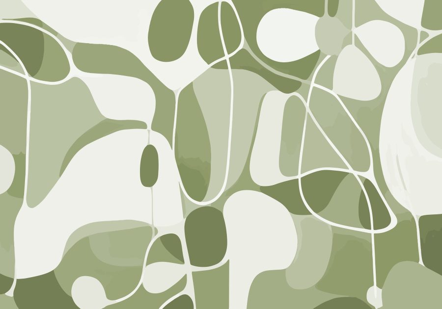 Motivo verde e bianco Motivo verde e bianco