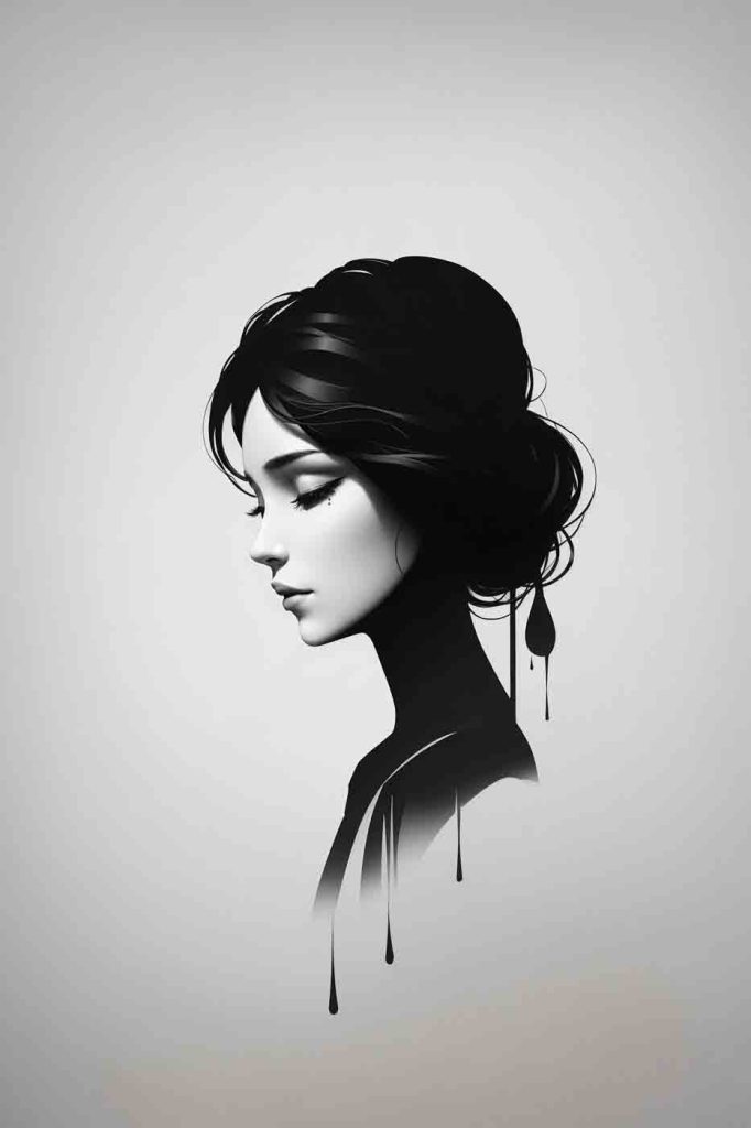 Monochrome Elegance in Profile Monochrome Elegance in Profile