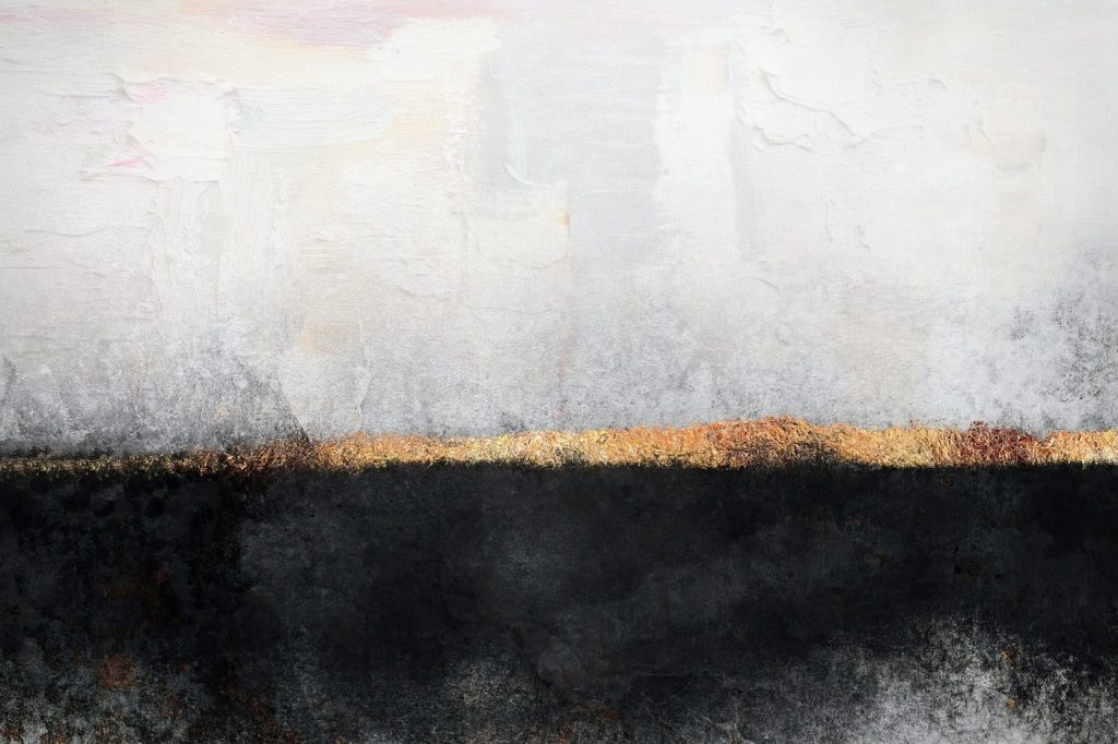 Black and white painting