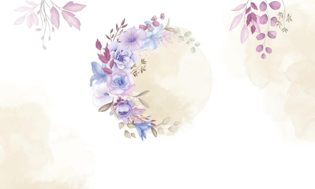 Pittura ad acquerello di fiori Pittura ad acquerello di fiori