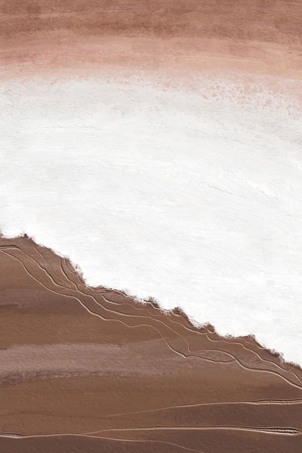 White and brown surface