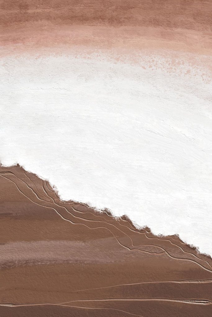 White and brown surface