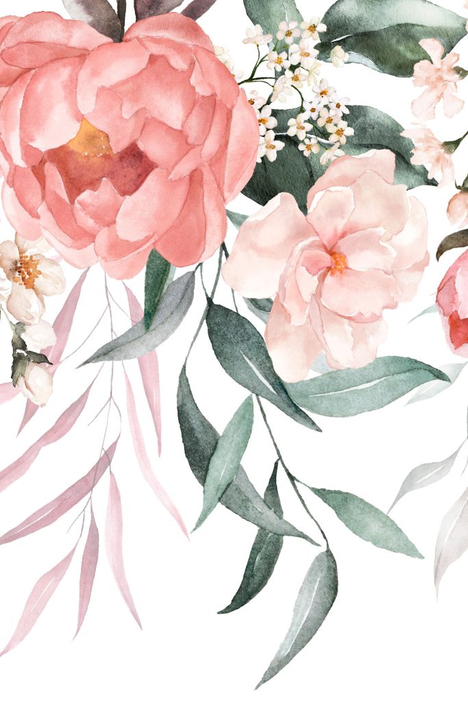 Soft Pastels Dance in Watercolor