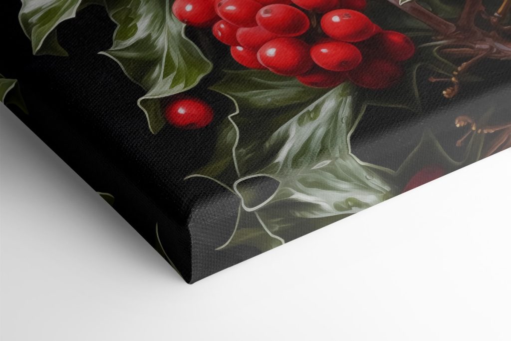Vibrant berries nestled among leaves Vibrant berries nestled among leaves