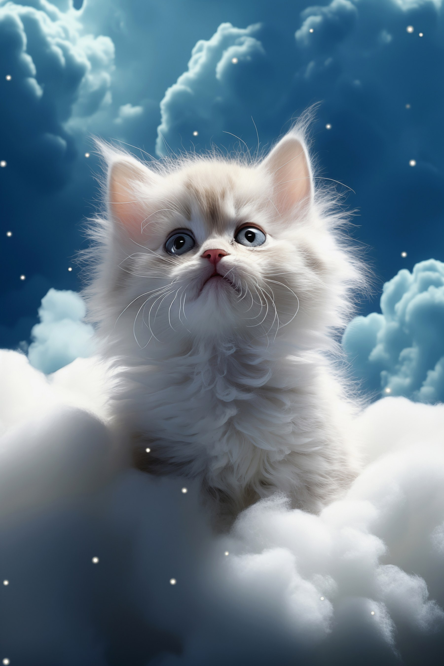 Cat sitting on a cloud Cat sitting on a cloud