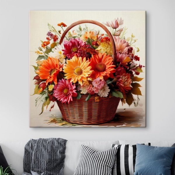 Basket of flowers