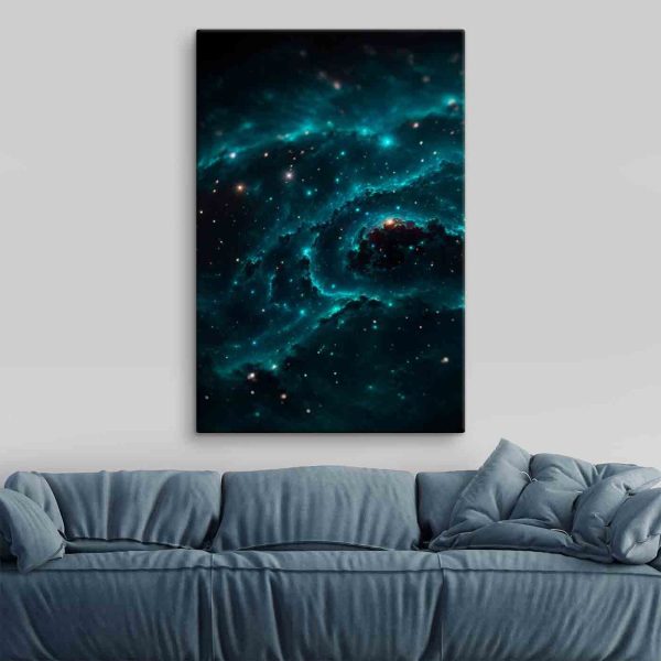 Quadri Quadri Galassia nello spazio con le stelle (COD: s35819)