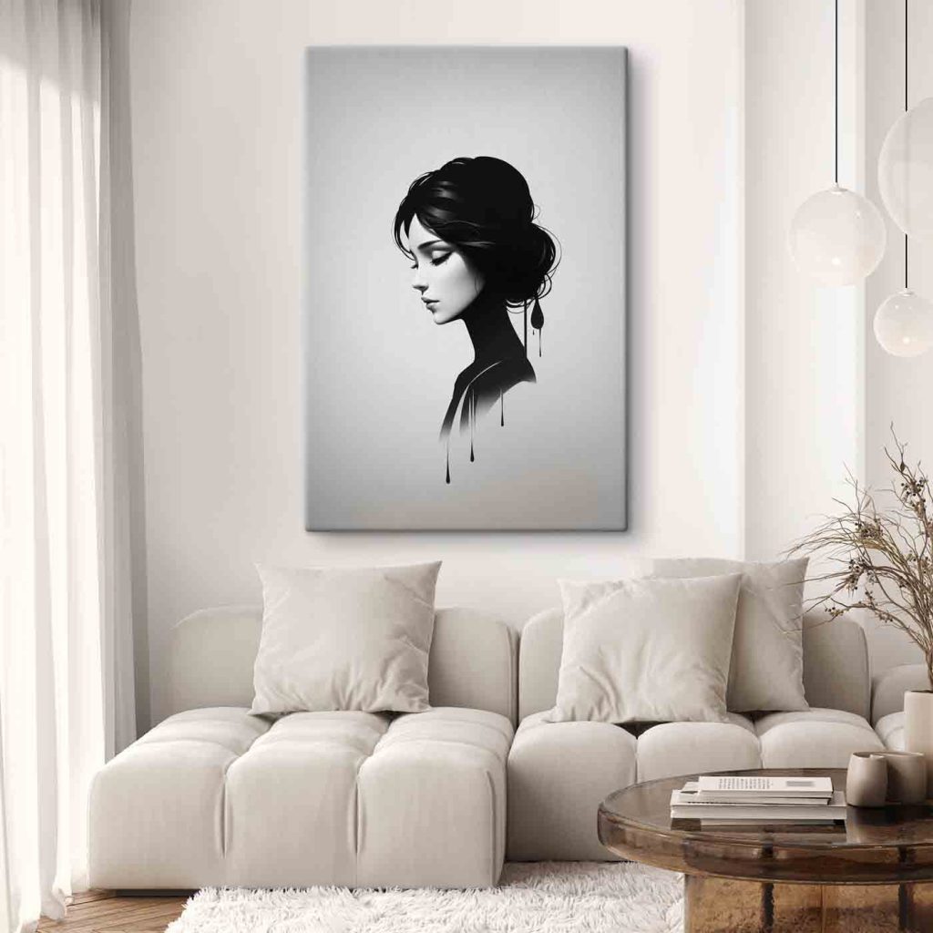 Monochrome Elegance in Profile Monochrome Elegance in Profile