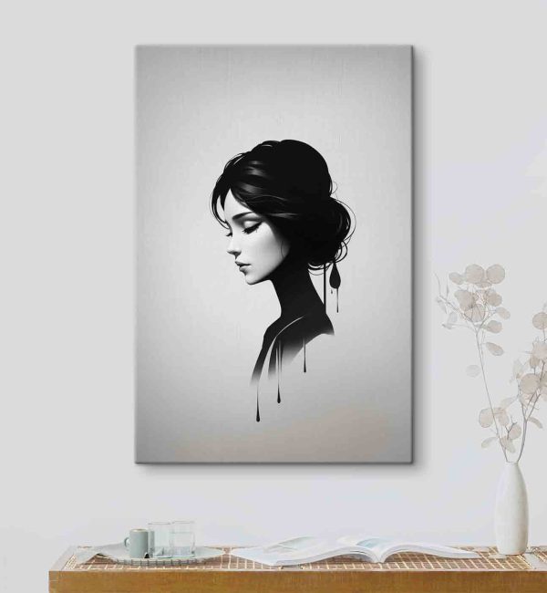 Monochrome Elegance in Profile Monochrome Elegance in Profile