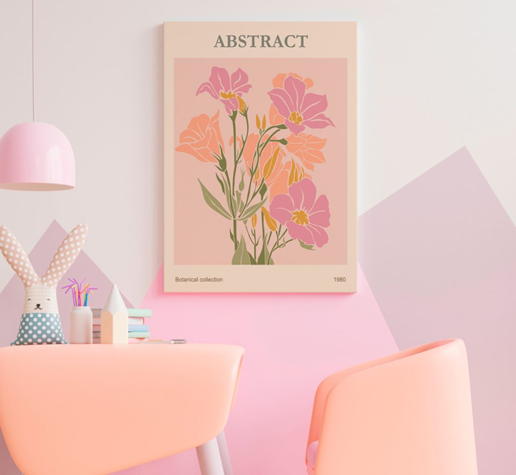 Vintage Botanical Elegance, 1980