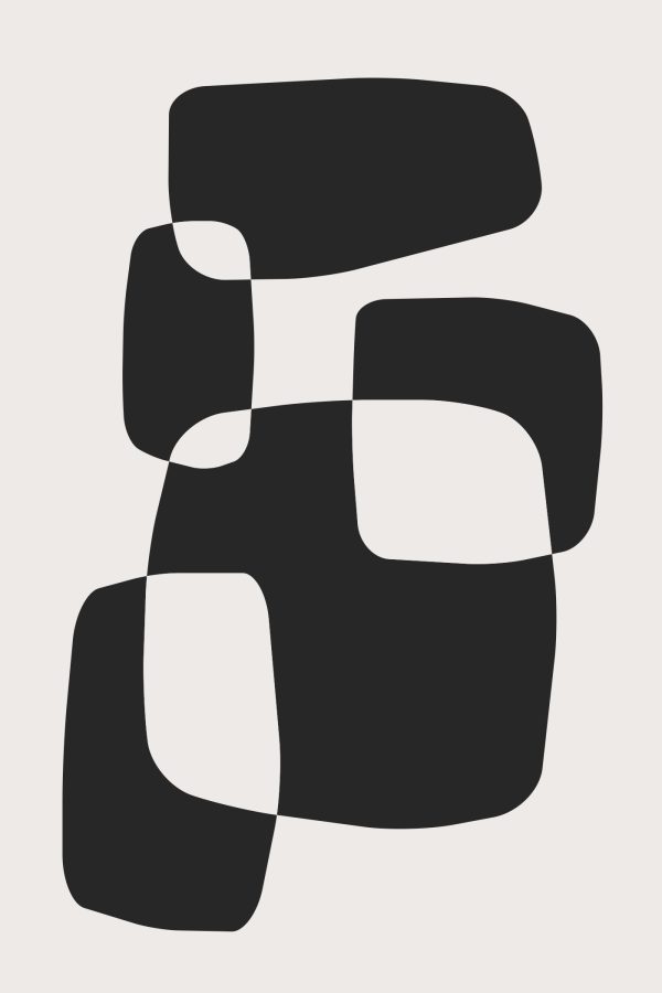 Black and white image of squares