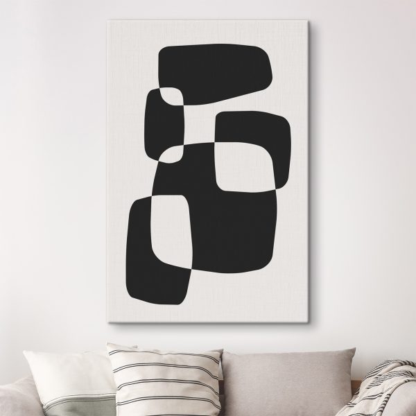 Black and white image of squares