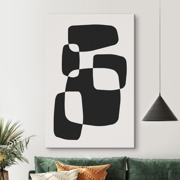 Black and white image of squares