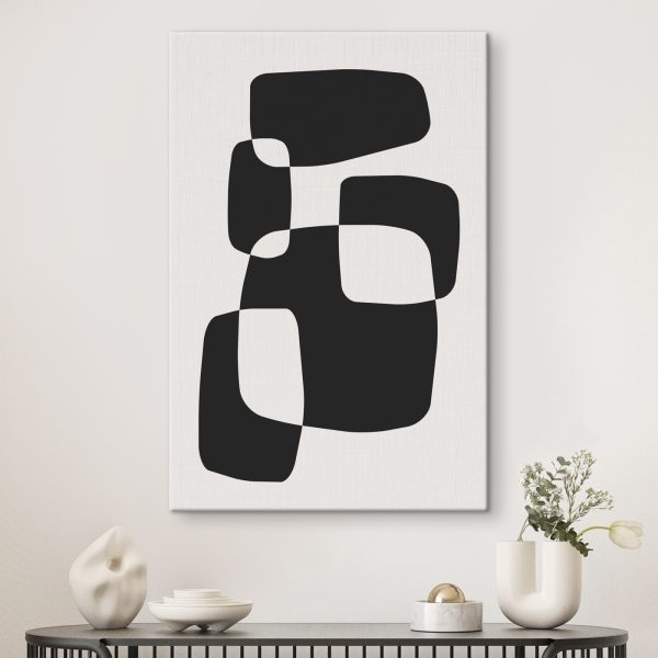 Black and white image of squares