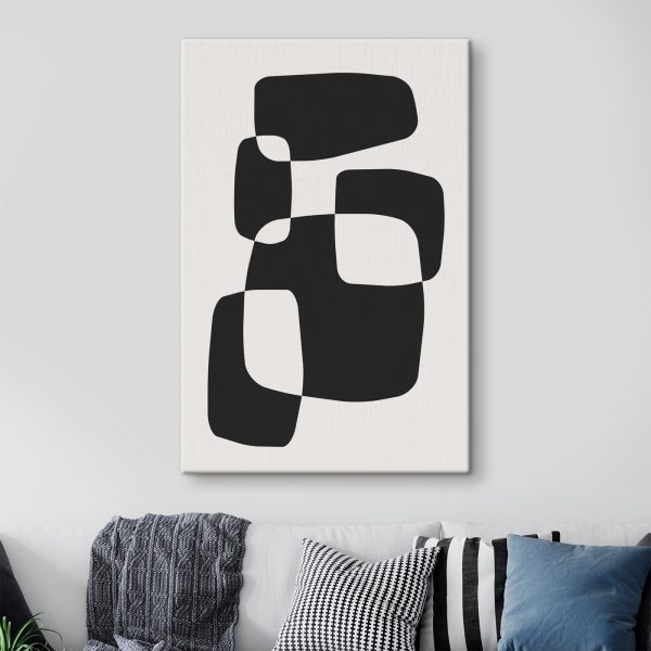 Black and white image of squares