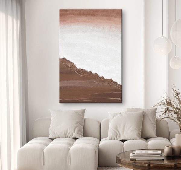 White and brown surface