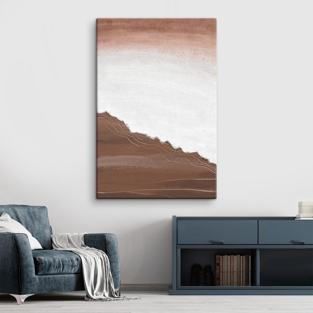 White and brown surface