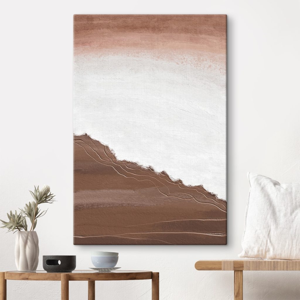 White and brown surface